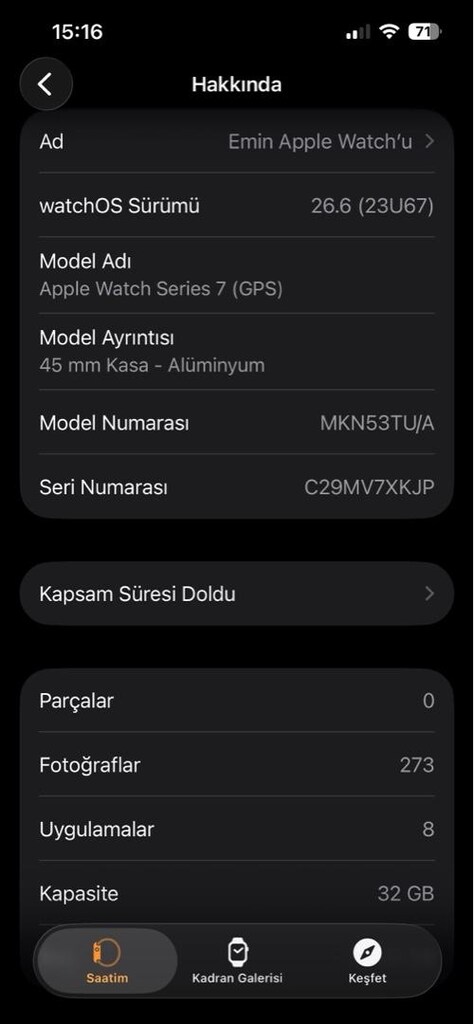 Apple Watch Serie 7 (GPS) 45 mm - 2