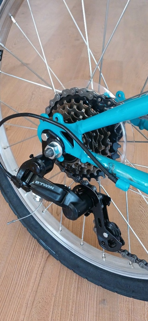 Btwin çocuk bisikleti 20 jant Decathlon YENİ GİBİ Ön Sepetli - 16