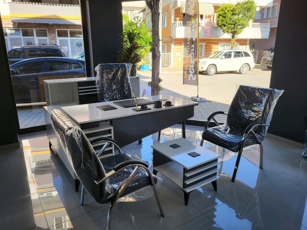 OFİS MOBİLYASI MAKAM ODASI BÜRO TAKIMI KOMPLE SET KOLTUKLAR DAHİL - 3