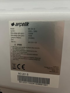 Arçelik Mikrodalga Fırın - 3