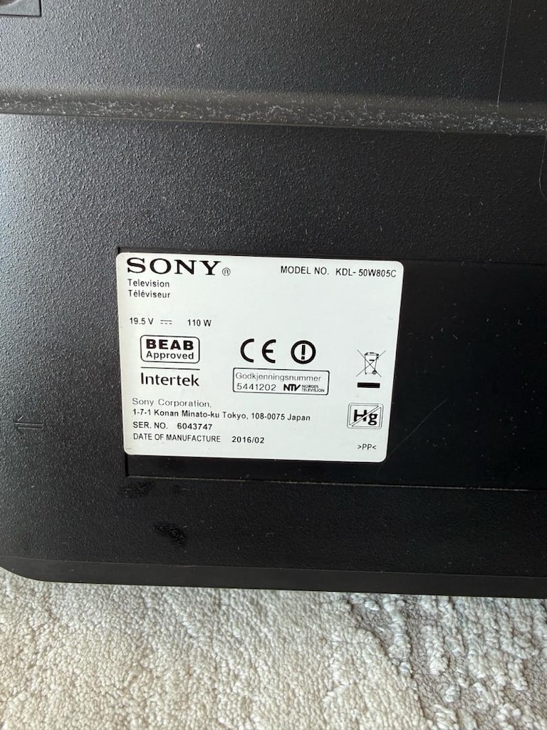 Sony Bravia 50W805C 50 Inc TV (Arızalı / Parça Amaçlı) - 3