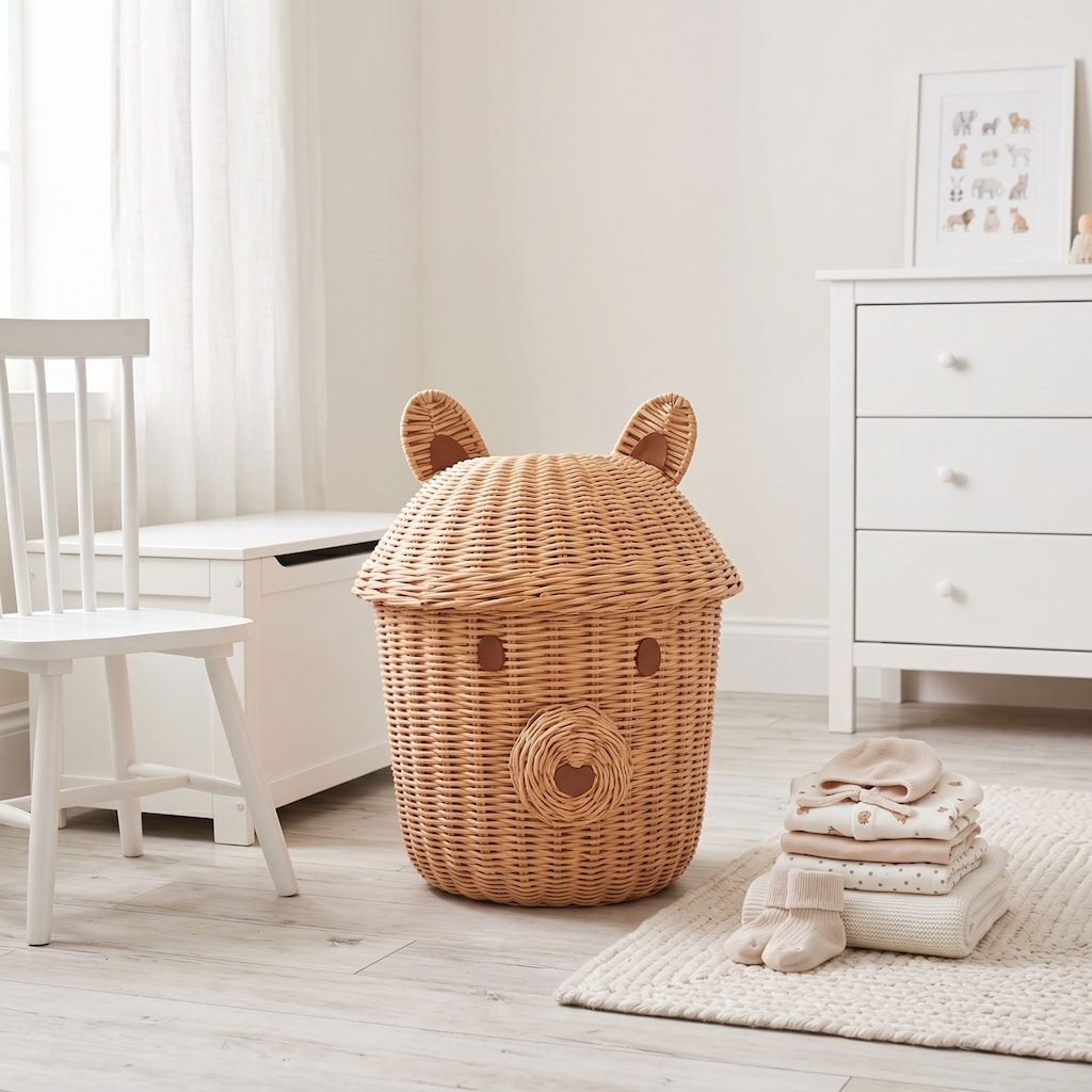 LITTLE BEAR Çocuk Odası Organizer Sepet – Sıfır - 6
