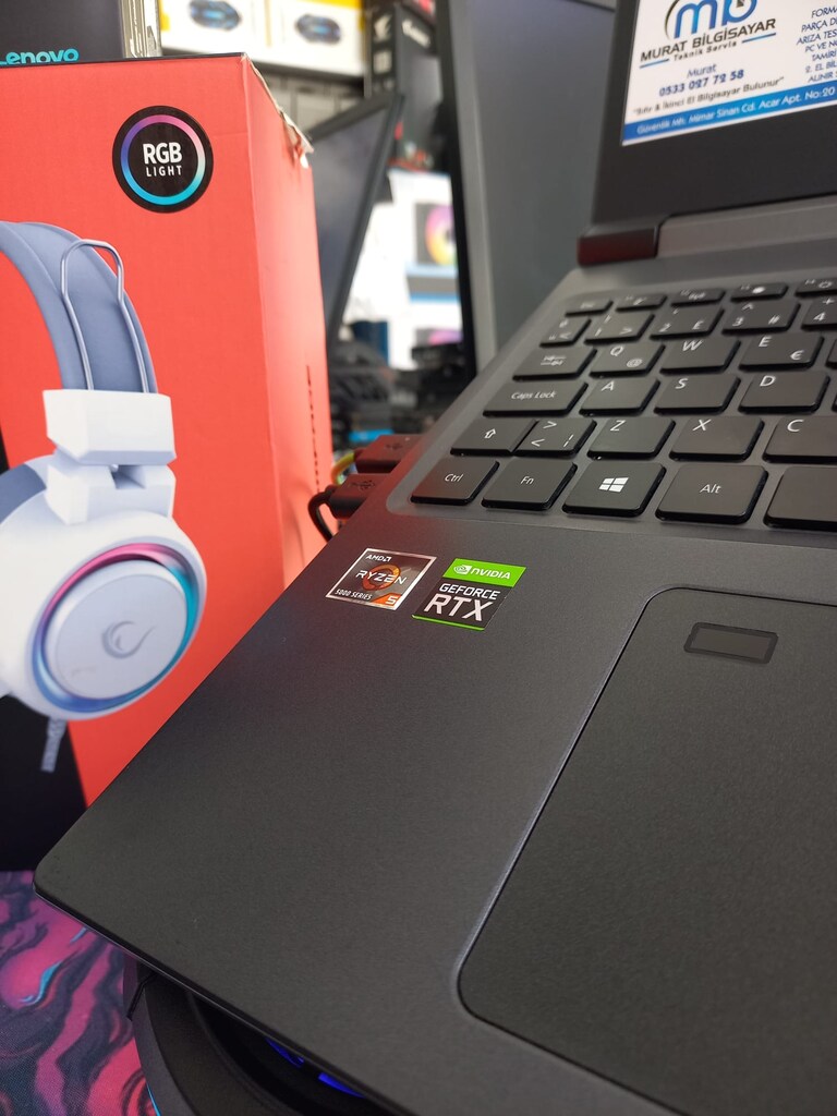 HATASIZ!!! ACER RYZEN 5 5500U 16 GB RAM RTX 3050 Tİ 144 HZ PANEL - 7