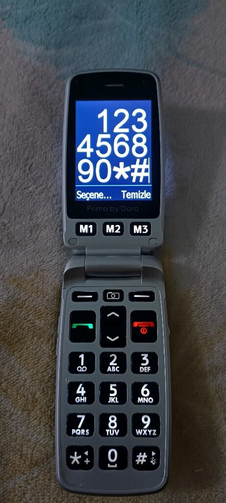 Primo 413 by Doro All Carriers büyük tuşlu cep telefonu - 7