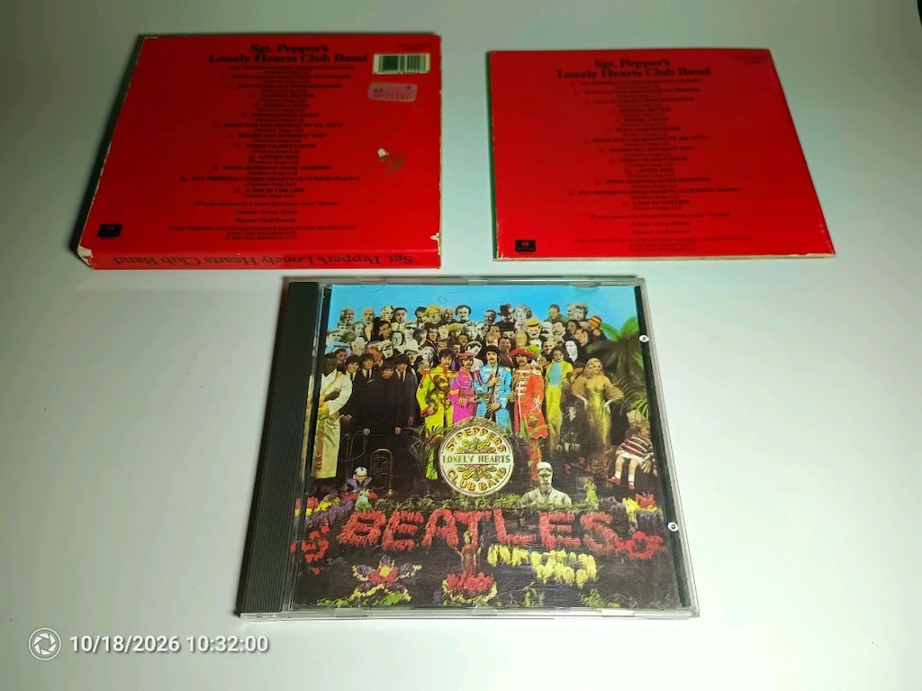 the Beatles 1987 baskı kitapçıklı koleksiyonluk cd . Beatles cd - 2