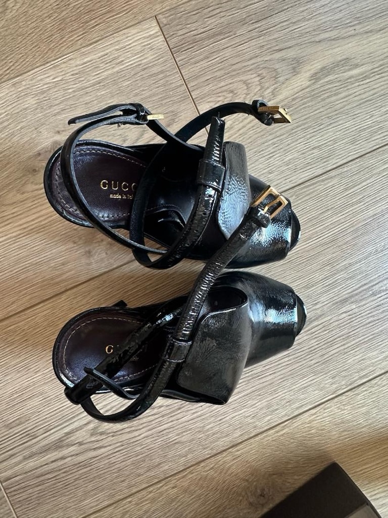 Orijinal Gucci Rugan Platform Topuklu Ayakkabı 36.5 | Kutulu - 8