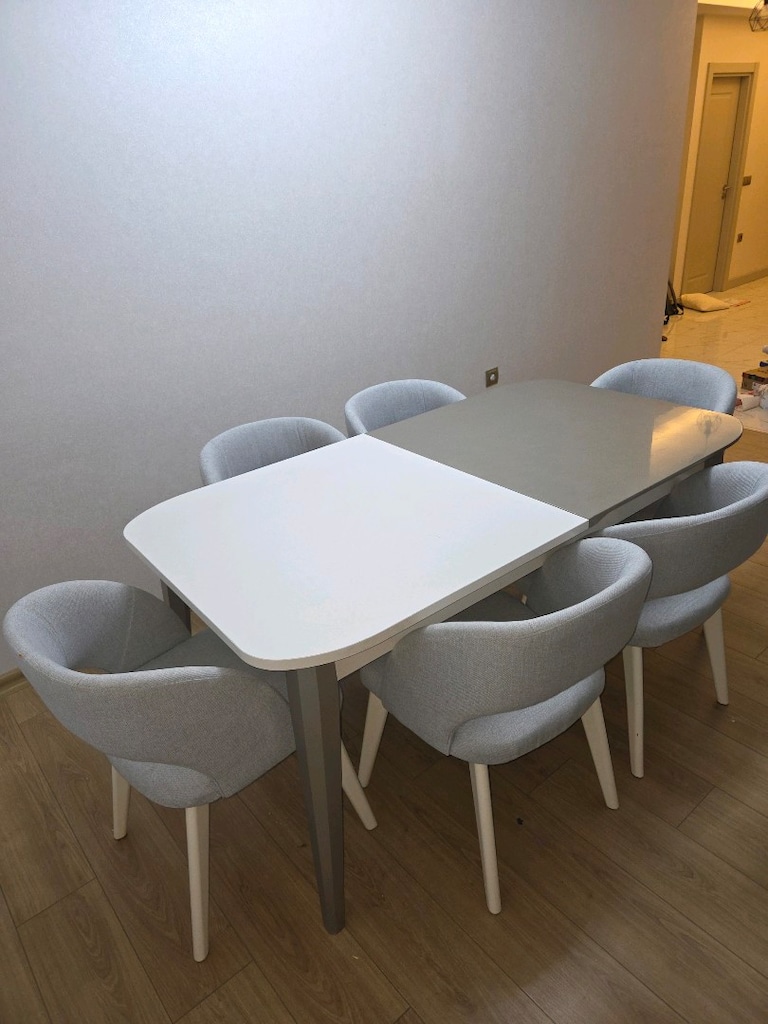 ACİL SATILIK Açılır Büyüyen Yemek Masası Takımı + 6 Adet Sandalye - 2