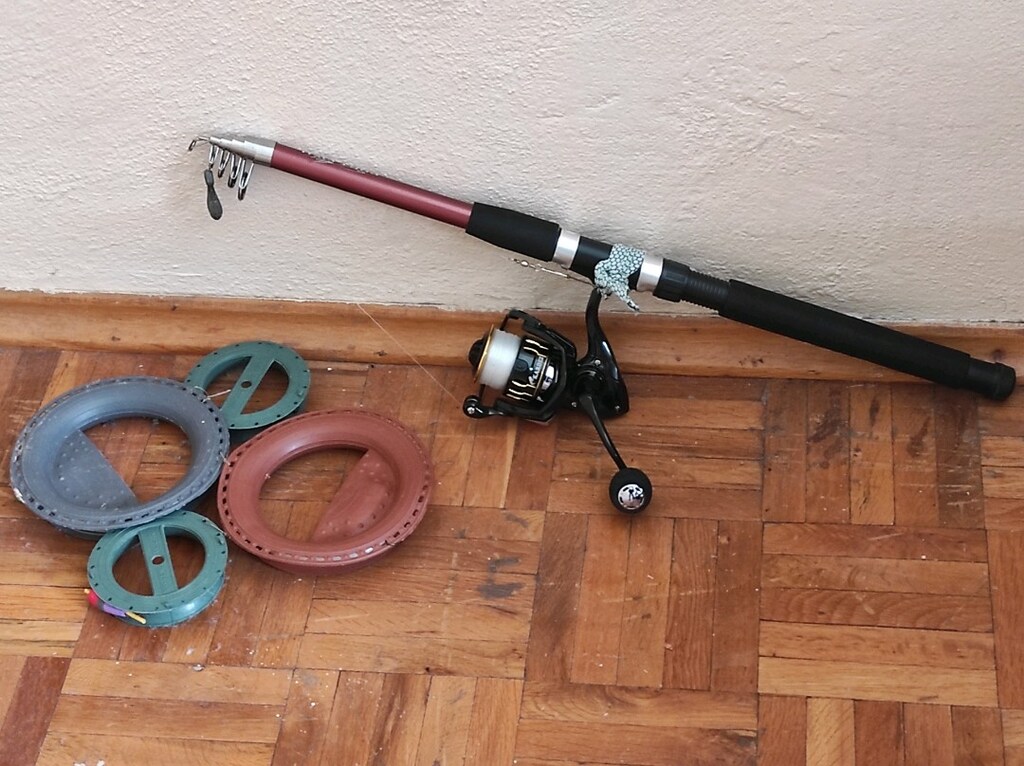 satılık kamışıyla birlikte makinalı olta - 2