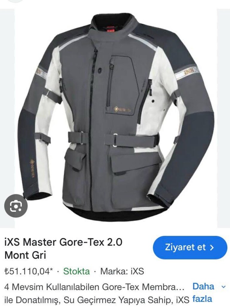 4 mevsim motorsiklet montu S beden - 3