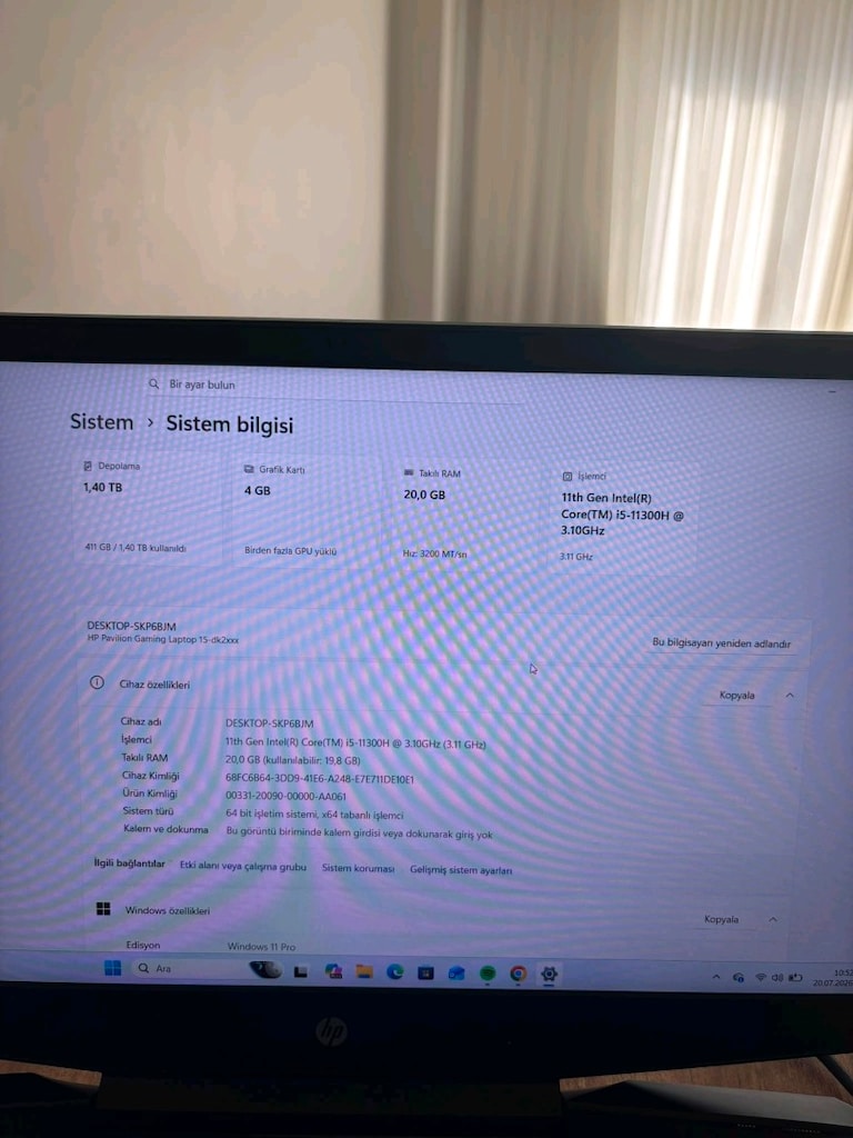 HP Pavilion Gaming 15 | 20 GB RAM | 1.4 TB Depolama Güçlü Performans - 4
