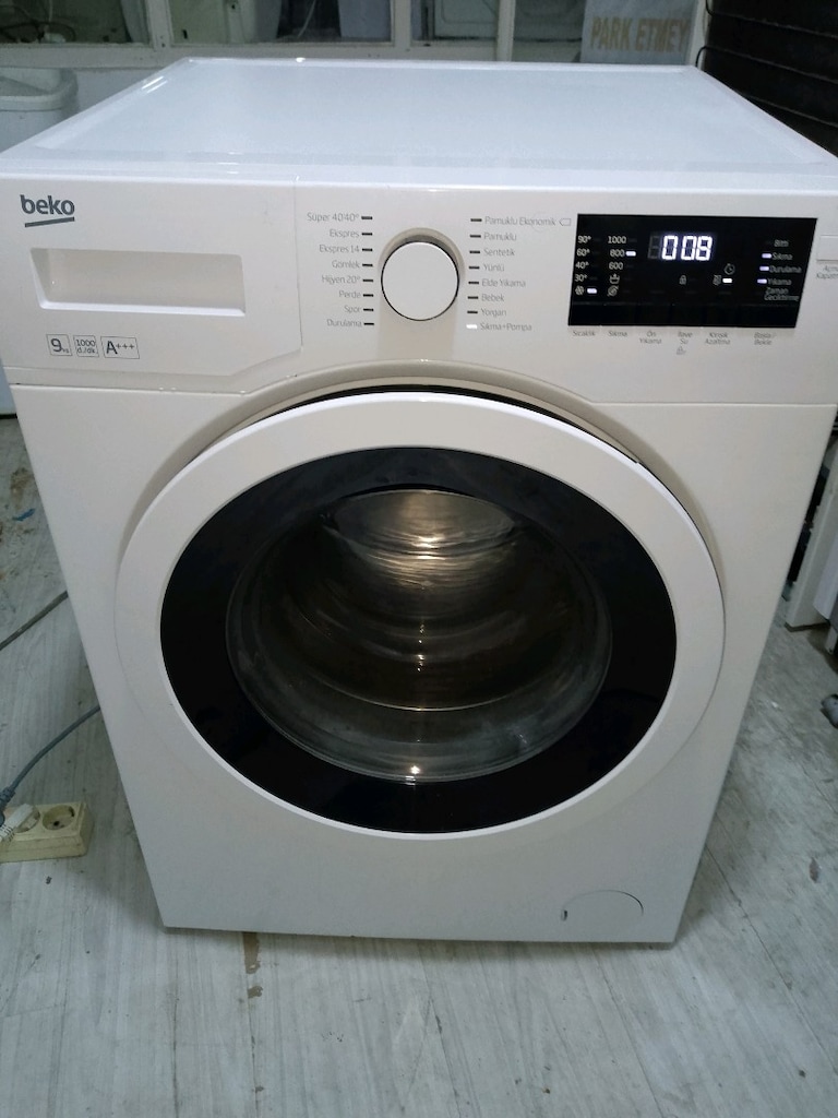 BEKO MARKA 9KG ÇAMAŞIR MAKİNESİ ÇALIŞIR DURUMDA SORUNU YOK SIFIR AYARI - 4