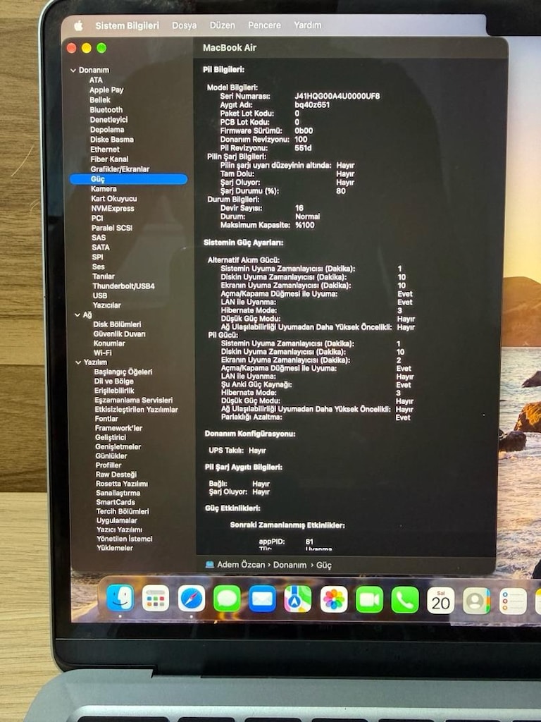MacBook Air / M5 / 13 inç / 16 GB Ram / 512 GB Ssd - 3