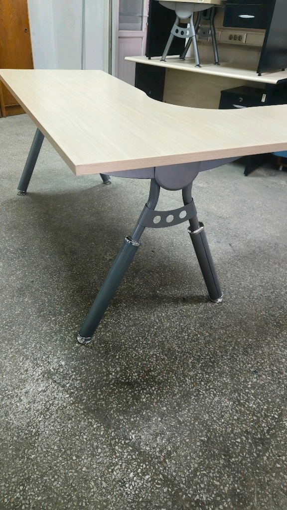 Ofis masası L masa metal ayaklı - 4