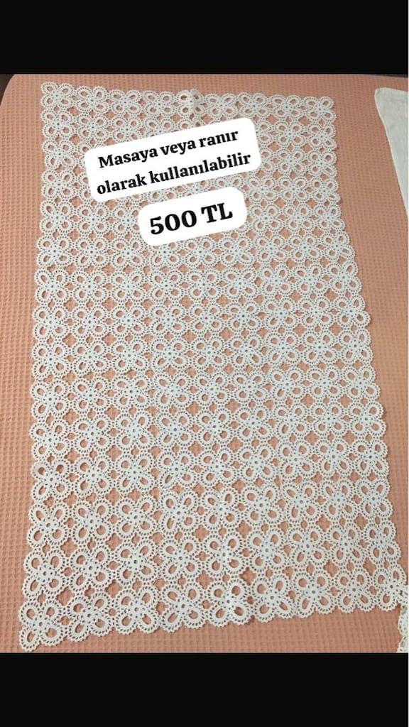sıfır el işi beyaz renk dantel modelleri - 9