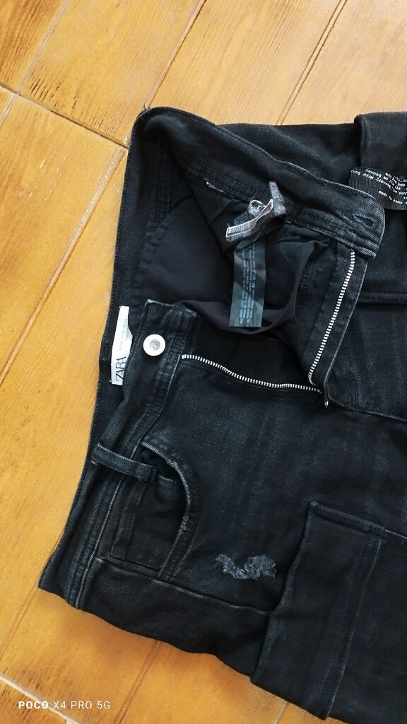 #Zara slim fit likralı şık kargo pantolon. .Eni 42  Boyu 94 Paça 14 - 6