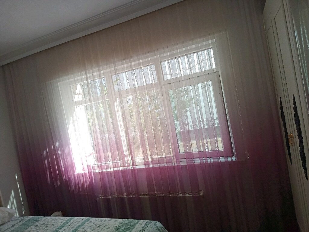 mor geçişli tül perde - 2