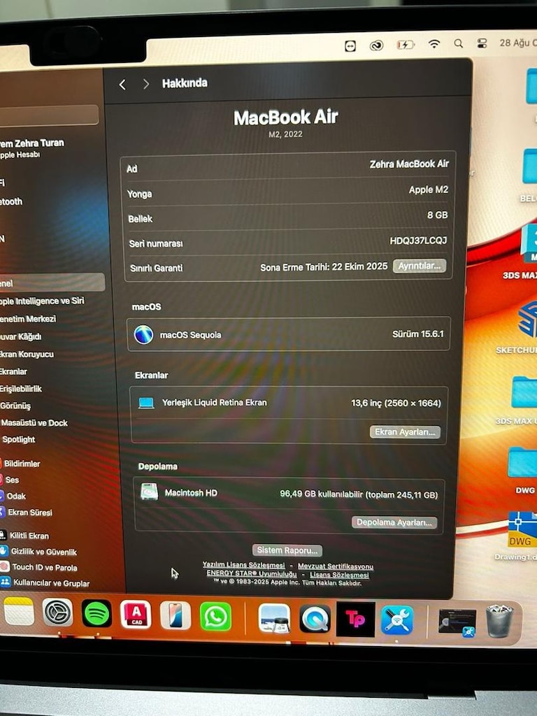Macbook Air M2 - 6