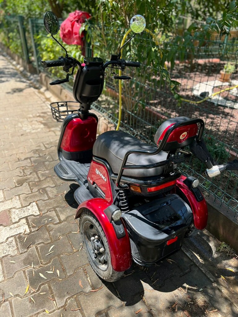 İlk sahibinden az kullanılmış düşük km. Yuki Mario Elektrikli Bisiklet - 9