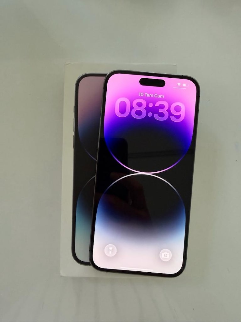 IPHONE 14PROMAX 128GB 10/10 HATASİZ FULL ORJİNALL PİLL 100 - 2