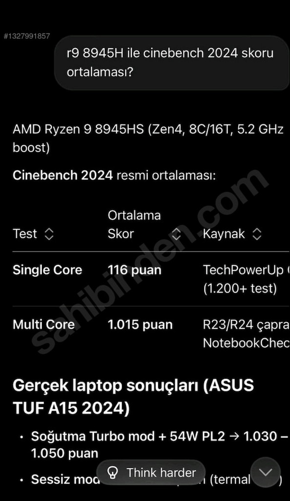 Asus Tuf A15 Ryzen 9 4070 8 gb Oyuncu Laptopu - 4