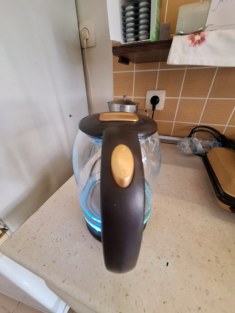 Gökkuşağı renklerinde Işıklı Cam kettle heifer - 3