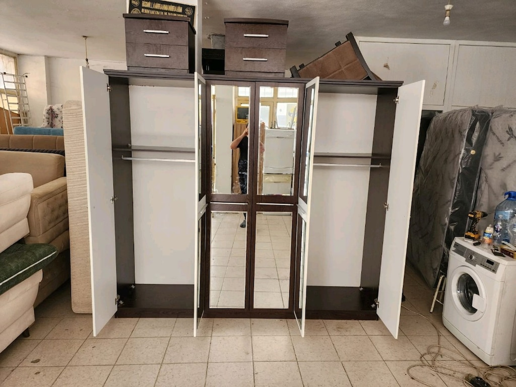 6 kapılı gardolap 2.el - 5