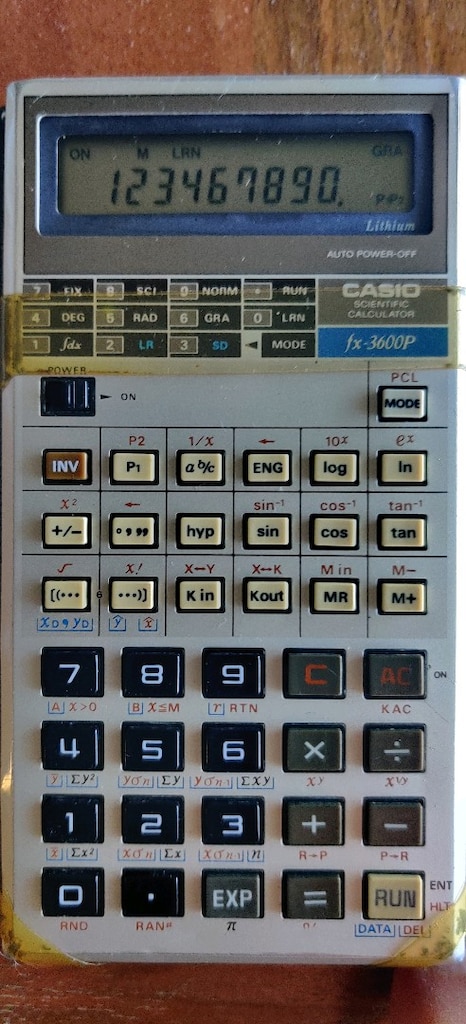Casio FX-3600P Antika Bilimsel Hesap Makinesi. - 4