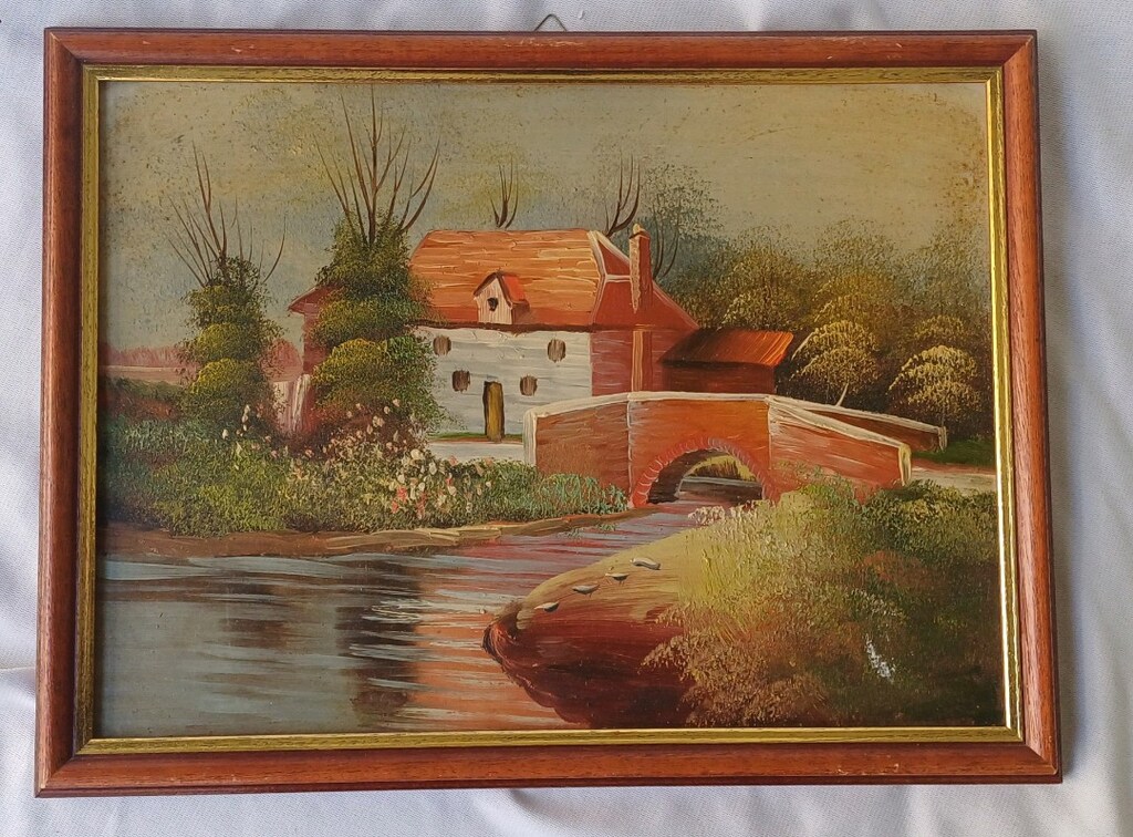 ALMANYA'DAN GELME YAĞLIBOYA TABLO - 2