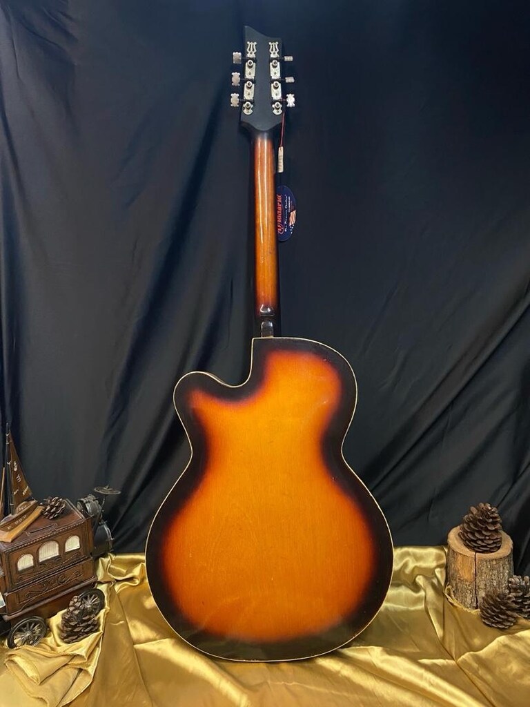 EKO Jazz Archtop 100 Elektro Akustik Gitar - 6