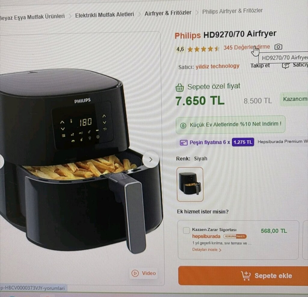 PHİLİPS AİRFRYER - 7