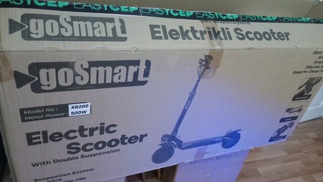 GOSMART XR200 ÖN VE ARKA SÜSPANSİYONLU ELEKTRİKLİ SCOOTER
