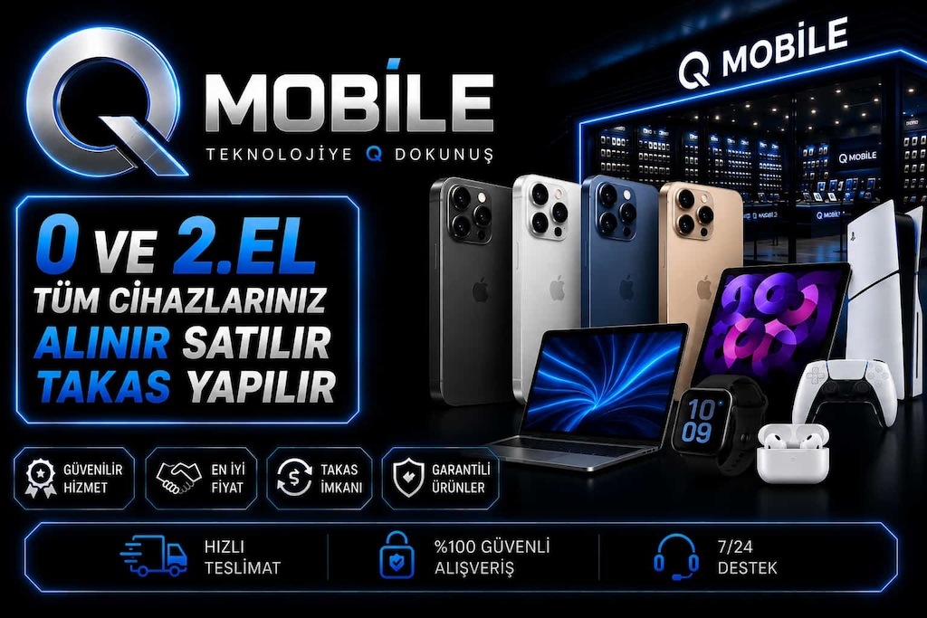 Q MOBİLE KADIKÖY'DEN / İPHONE 11 - 64 GB - PİL 75 - 1 YIL GARANTİLİ - 4