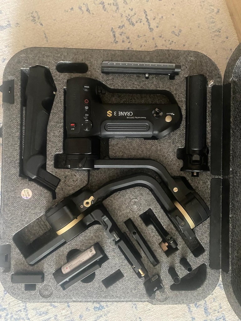 2 DEFA KULLANILMIŞ ZHIYUN CRANE 3S GIMBAL - 4