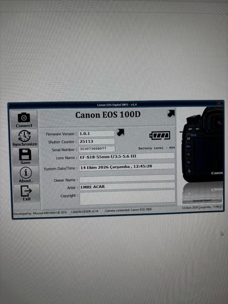 canon 100d makine - 3