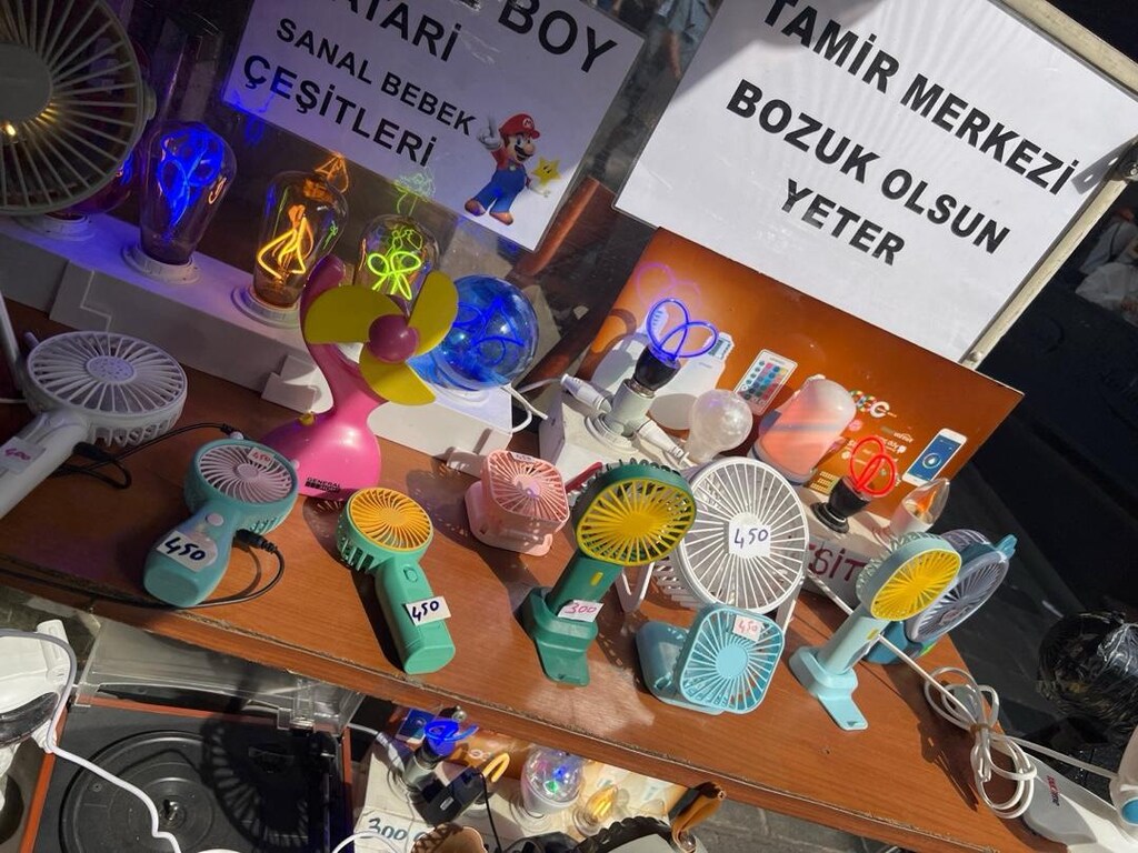 vantilatör şarjlı ve ışıklı - 9