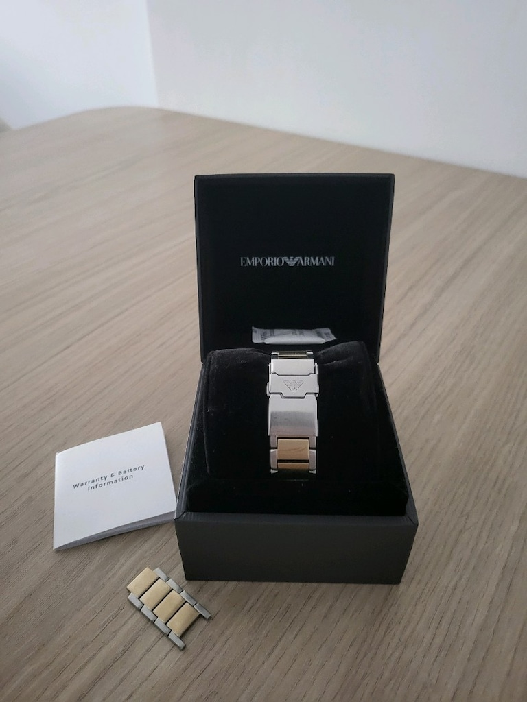 Emporio Armani AR11695 Solar Erkek Saat – Full Set – Çok Temiz — görsel 6/7