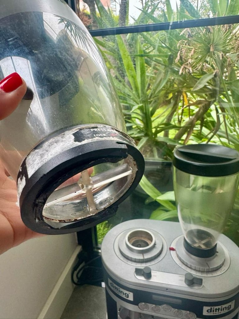 Ditting Espresso öğütücüsü ve yanında hediye 3 adet süt potu - 2