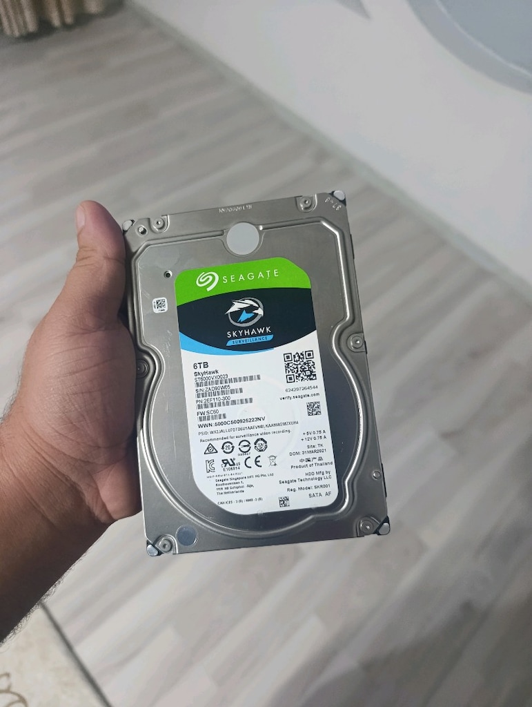 6 TB HDD SEAGATE HARDDİSK %100 SAĞLIK