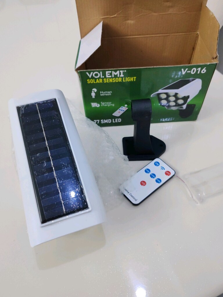 Güneş enerjili sensörlü lamba, yepyeni 2178T, 77 SMD LED - 3