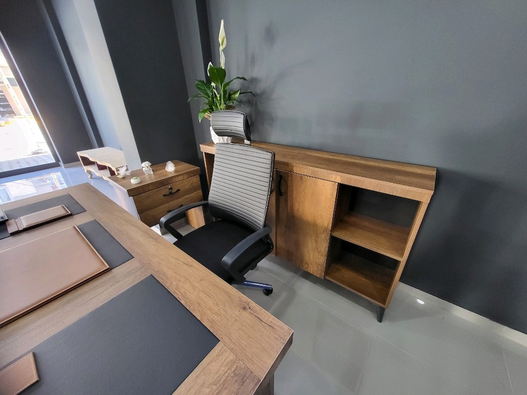 OFİS MOBİLYASI MAKAM ODASI BÜRO TAKIMI KOMPLE SET - 14