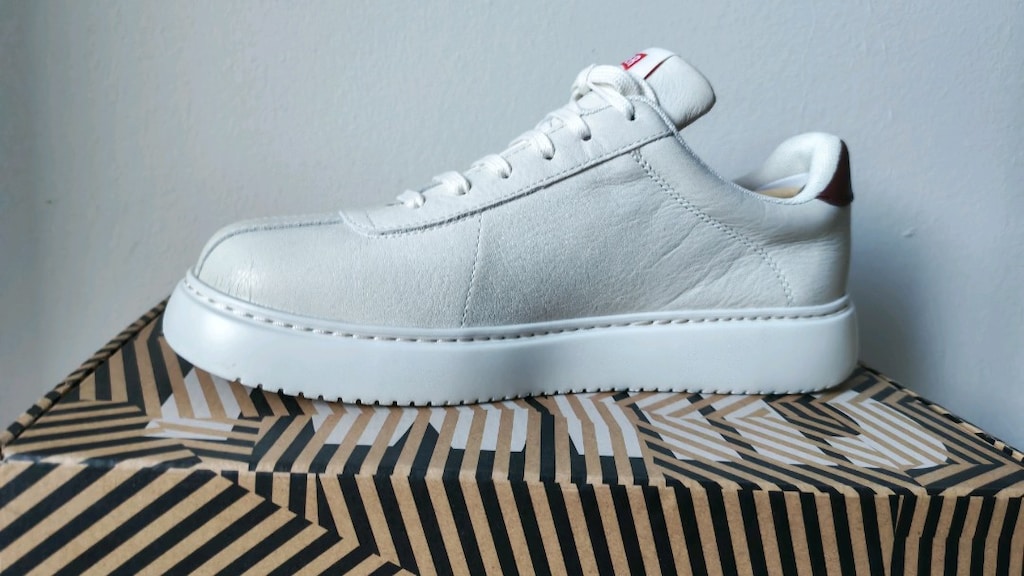 Camper Twins Beyaz Deri Kadın Sneaker - 5