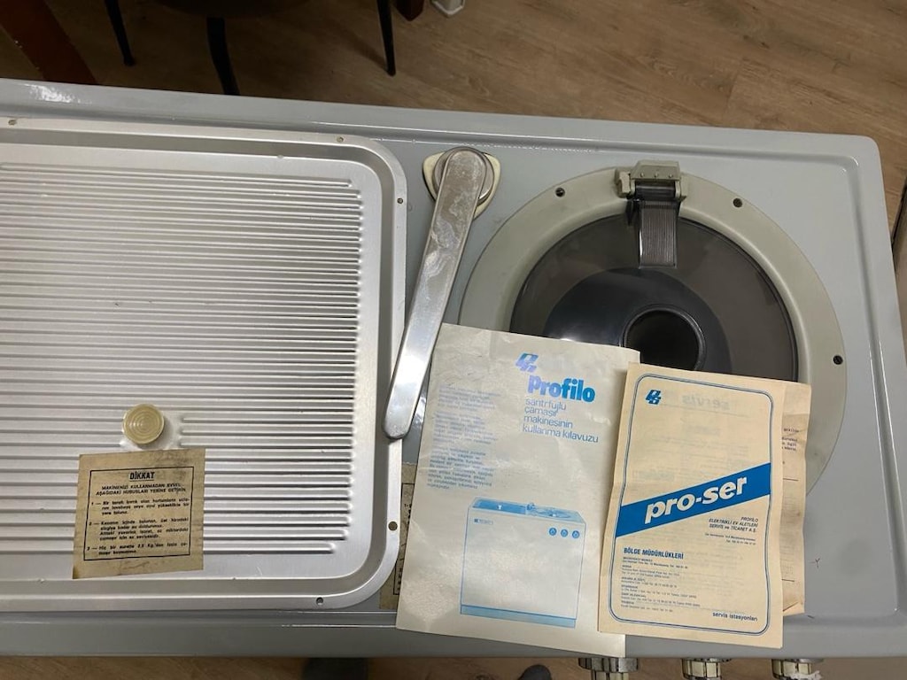 Sıfır Ayarında Antika Profilo Çamaşır Makinesi — 80’ler, Kılavuzuyla - 14