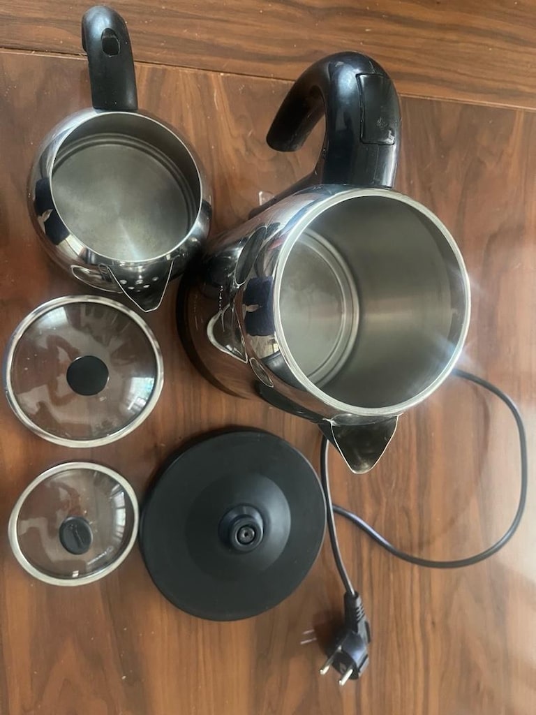 Korkmaz elektirikli krom Çelik çay seti - 3