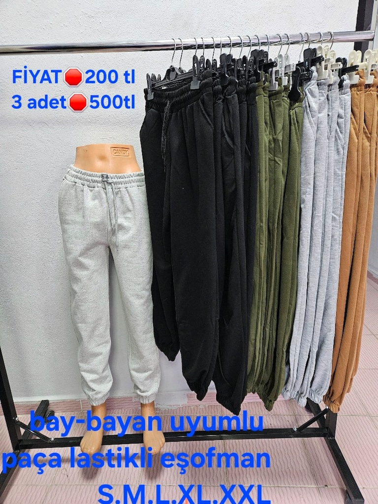 kışlık şardonlu toptan ucuz eşofman - 2