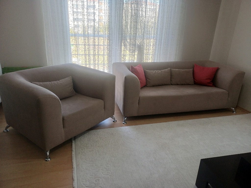 salon koltuk takımı, yemek masası, 8 sandalye ve orta sehpa - 6