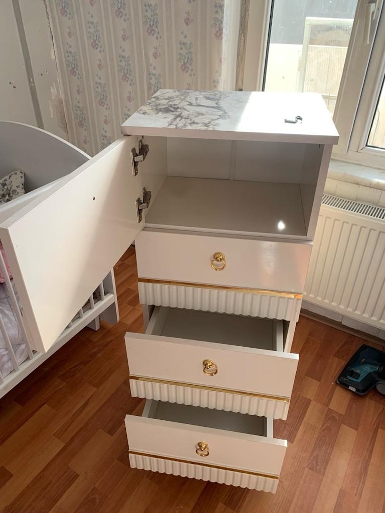 Modern Çekmeceli Mutfak Kiler Ekmeklik Dolabı - 3