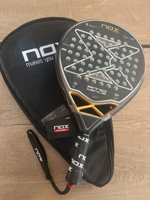 NOX AT10Genius 18K 2026 Black&Gold Padel Raketi