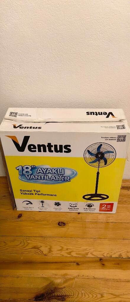 Ventus 18 inç Ayaklı Metal pervaneli Vantilatör - 2