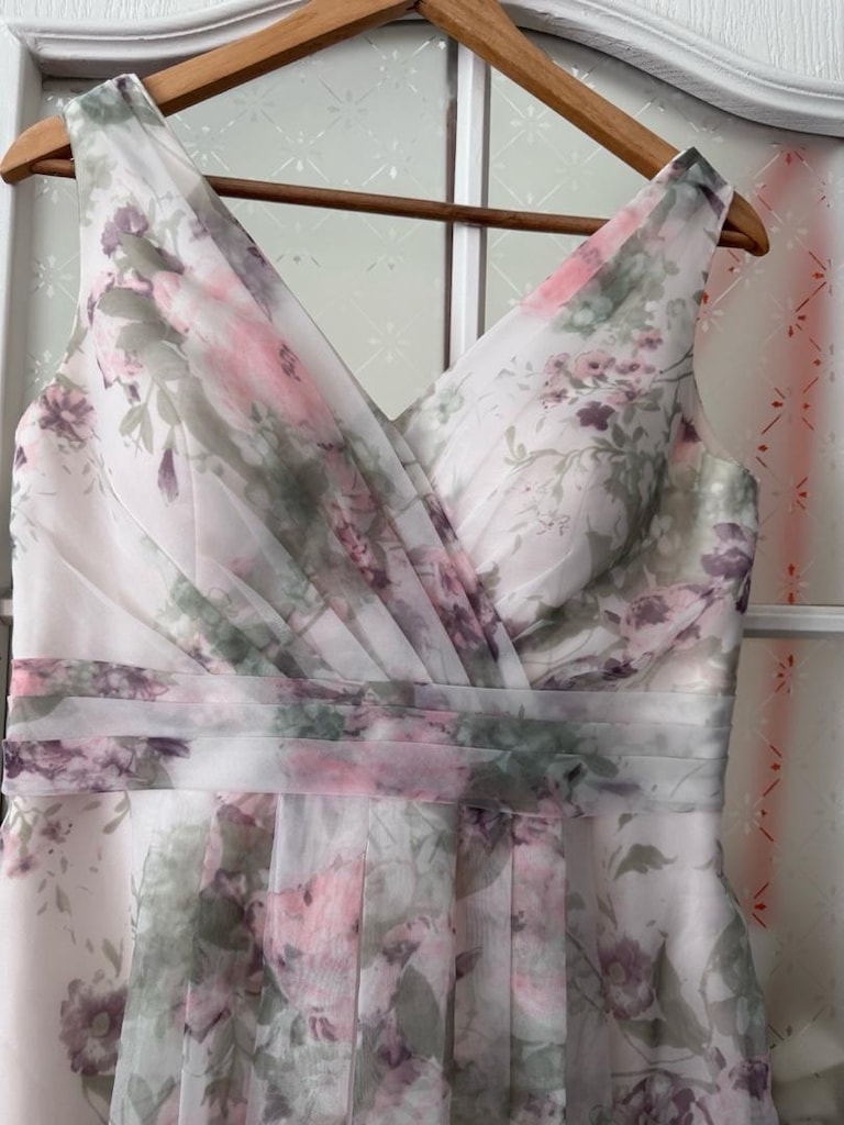 Oleg Cassini abiye elbise - 8