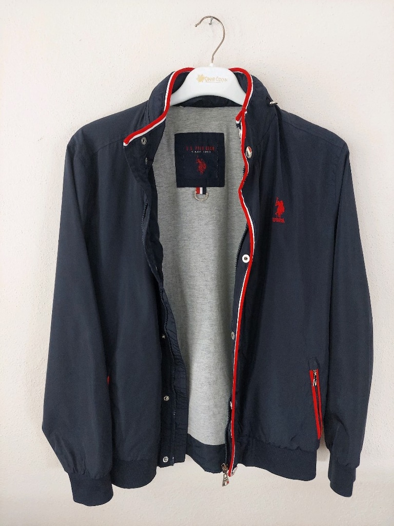Us Polo Assn pilot yağmurluk-rüzgarlık